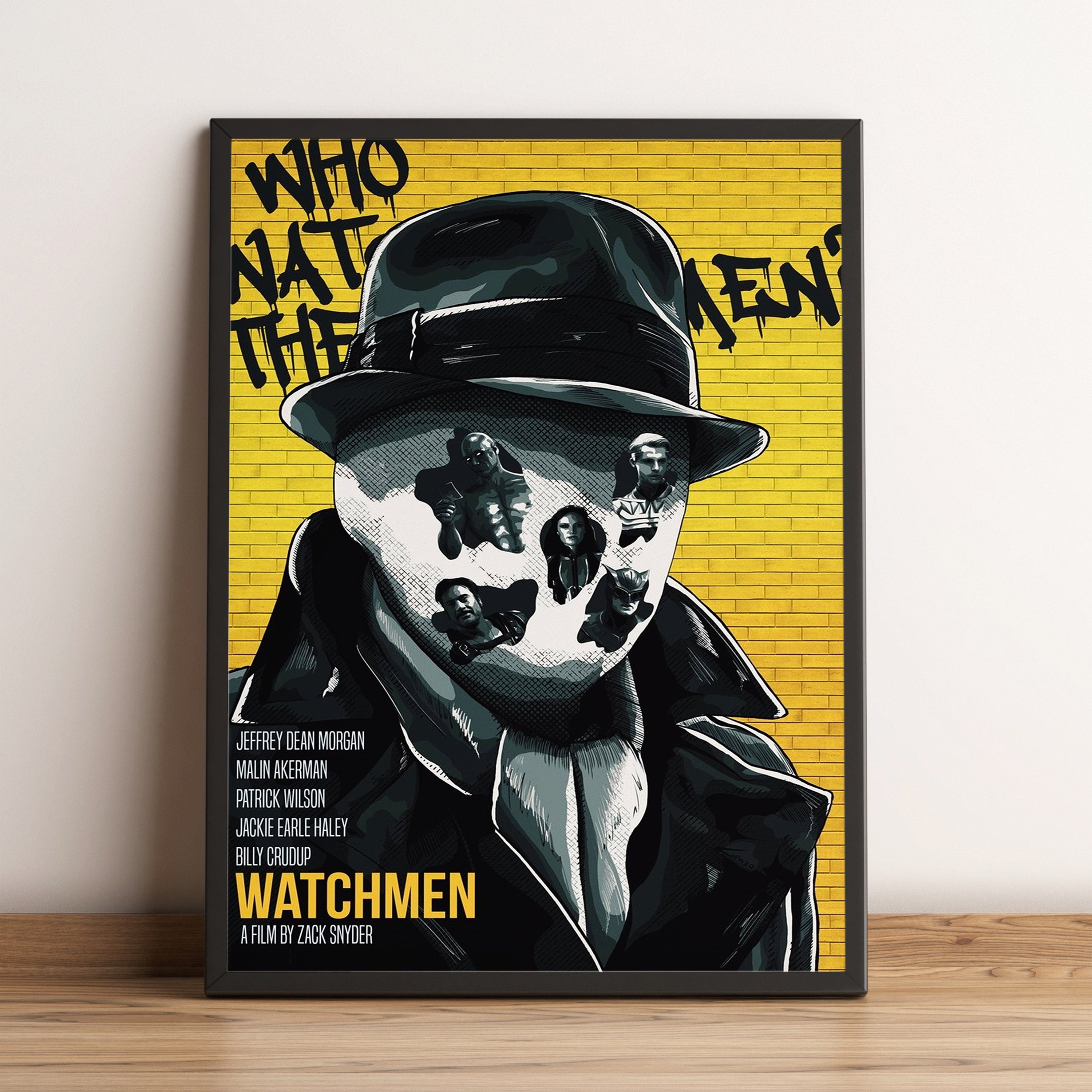 Watchmen Rorschach Comic Book Antihero Art Print Decor - POSTER 20x30