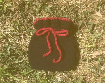 Crochet drawstring pouch pattern PDF