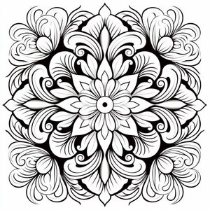 Set of 20 Mandala Coloring Pages, Adult coloring pages, Relaxation coloring pages, Intricate design coloring pages, digital download