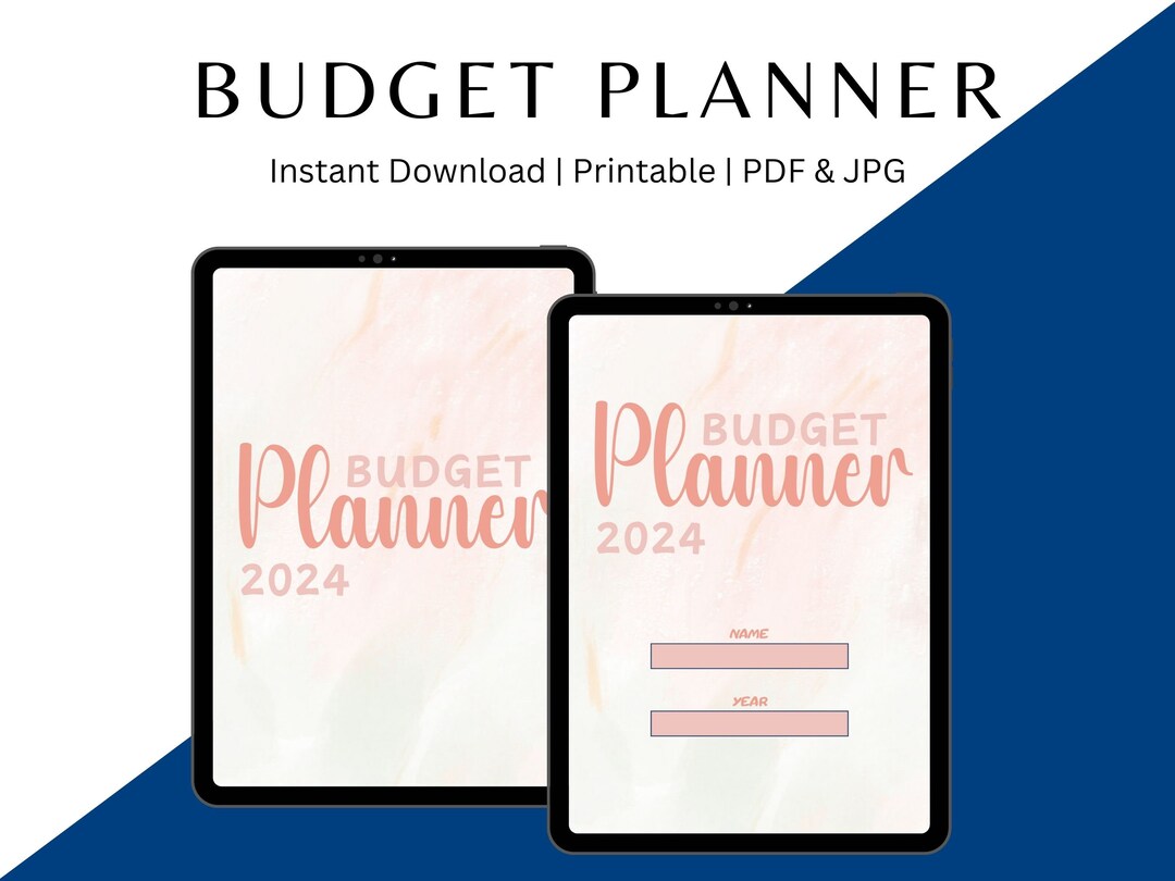 Budget Planner 2024, Goodnotes Template, Planner for New Year