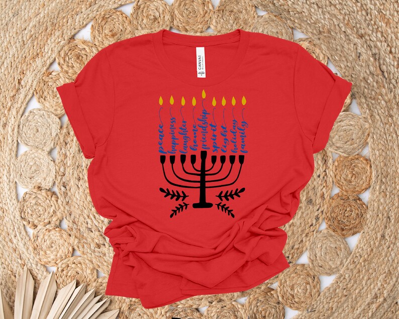 Menorah Sweatshirt Hanukkah Shirt Hanukkah Sweatshirt Hannukah Shirt