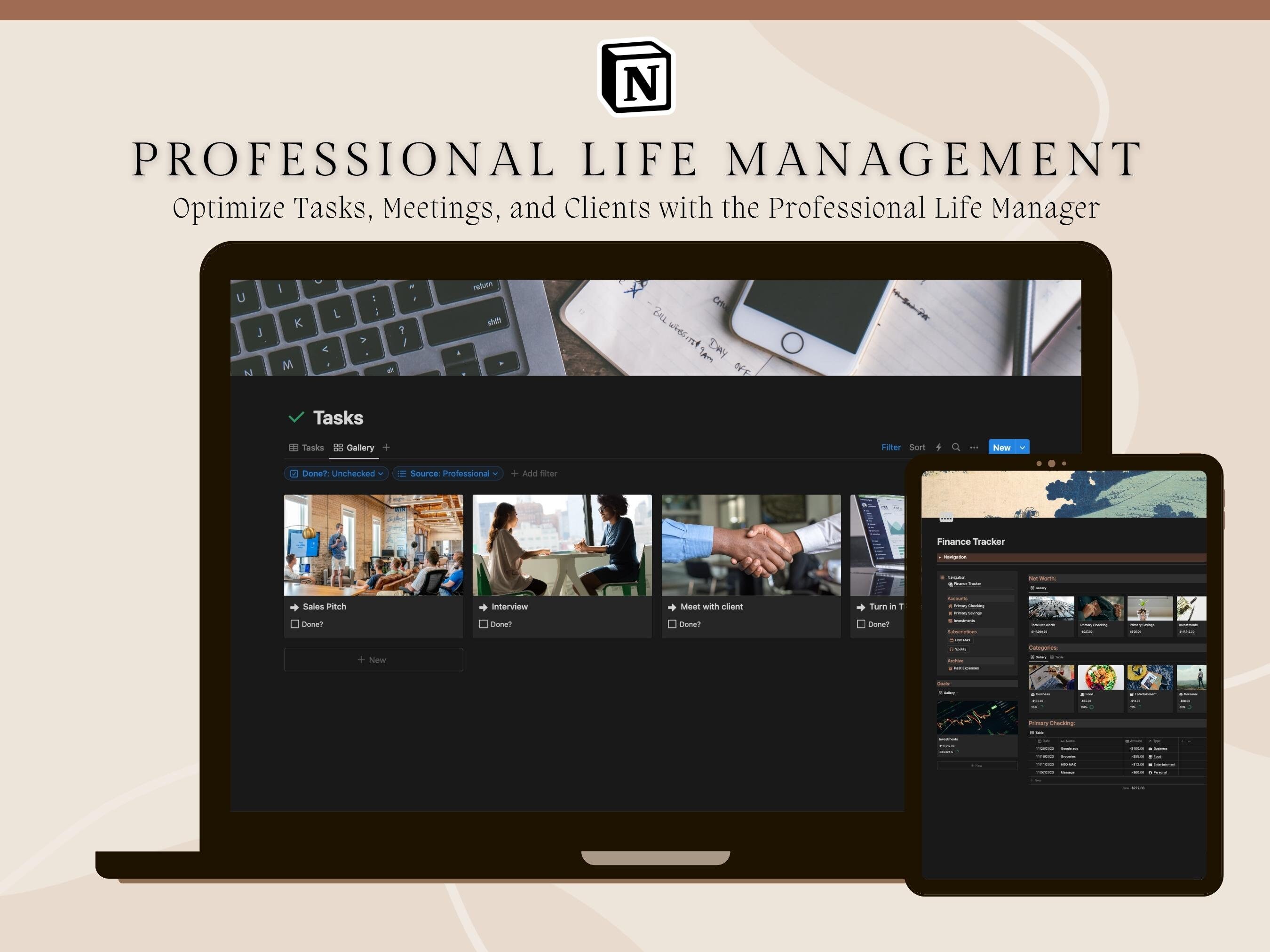 Notion Starter Pack | Notion Template | Notion Business, Personal Life ...