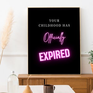 you-re-childhood-has-officially-expired-birthday-decorations-hot-pink