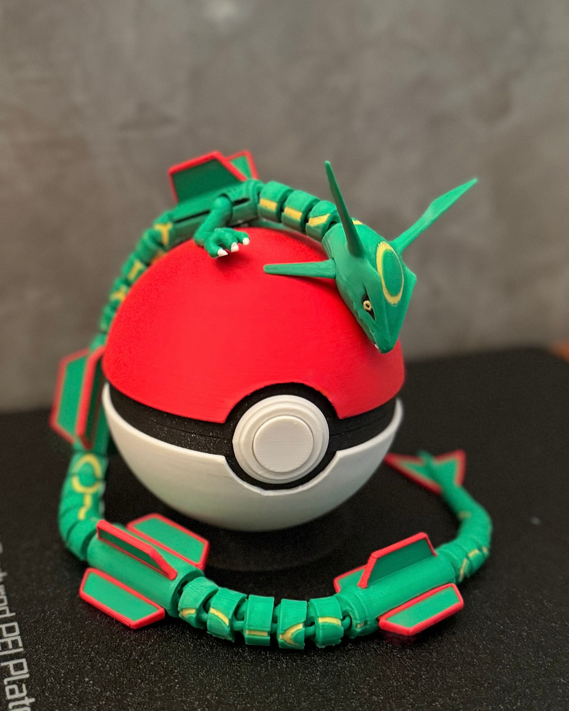 STL file Rayquaza - LEGENDARY - FAN ART - POKÉMON FIGURINE