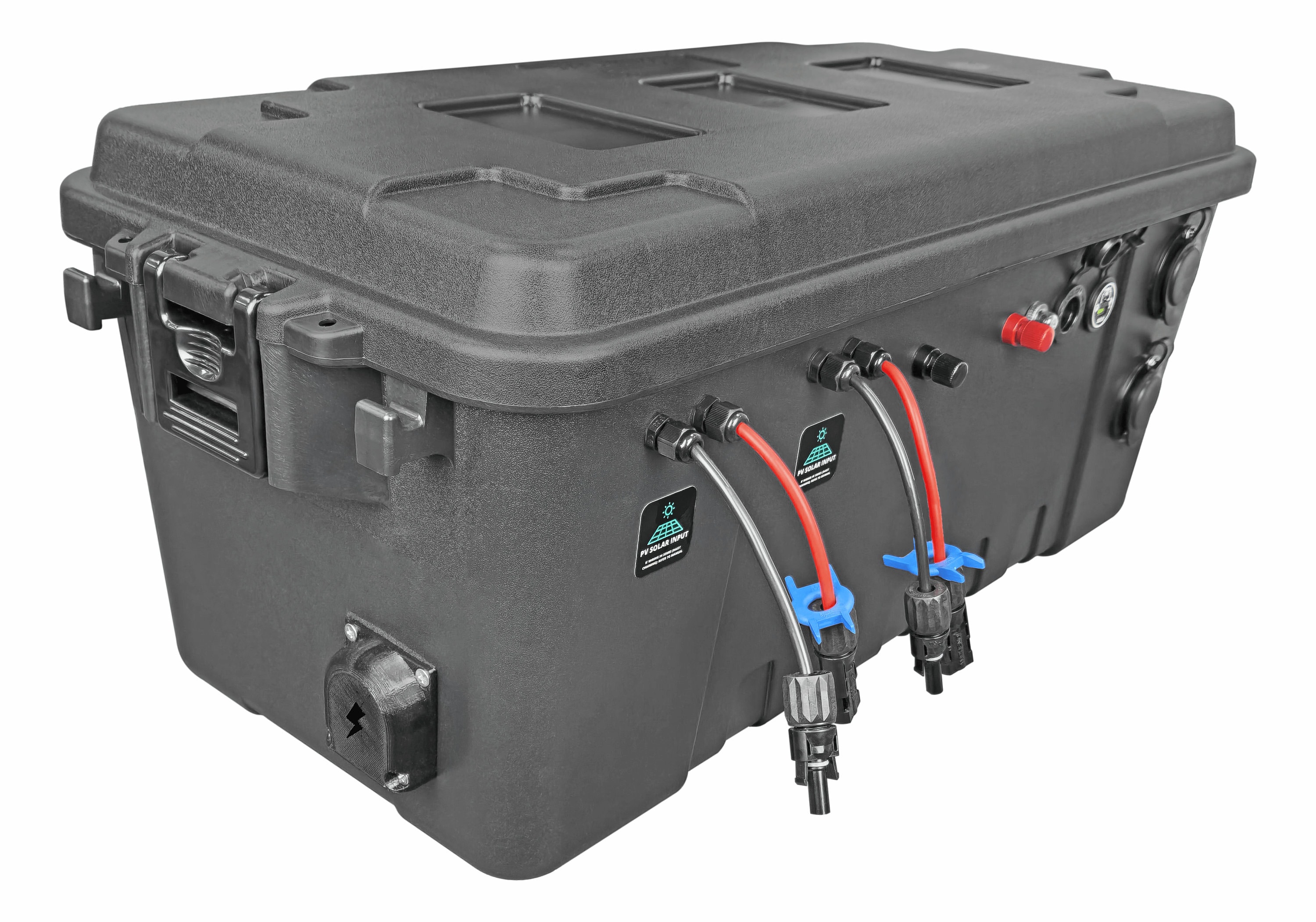 RevoPower Fortress Weatherproof Solar Generator: Made in USA 24/7 Outdoor Waterproof