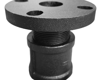 Wind Turbine Flange to Threaded Pipe Adapter for 1-1/2" or 2" Pipe, NPT, Made in USA