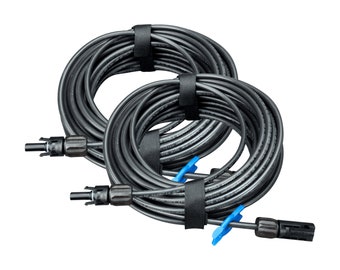 Made in USA Solar Panel Extension Wire (1 set), Heavy Duty