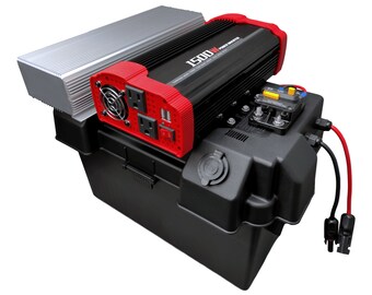 RevoPower 1500W BatteryLESS Solar Panel to 12V Solar Generator, No Battery Required, w 1500W Inverter