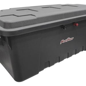 May include: A dark gray rectangular storage container with a textured lid and a hinged latch on the left side. The container has the "Ren Power" logo in red script on the side.