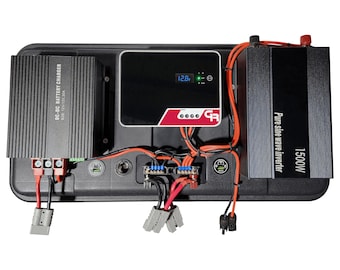 RevoPower Wall Mount Solar Generator for Vans, Trucks, Overlanding Vehicles, 4X4s and Compact Space-Saving Areas