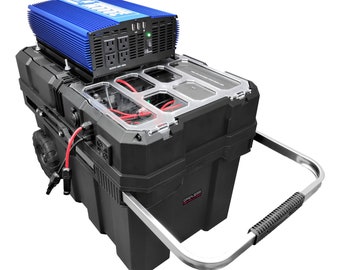 Scout Solar Generator - Versatile, High-Performance Solar Power Station, USA-Wired, w LiFePO4 Batteries and Solar Panels