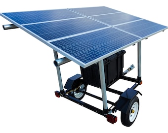 USA-Made Solar Trailer by RevoPower: High-Capacity Solar Trailer for Sustainable Power Anywhere