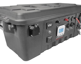 RevoPower Fortress Overlanding Solar Generator Battery Box for 12V AGM, SLA, LiFePO4 or Lithium Batteries