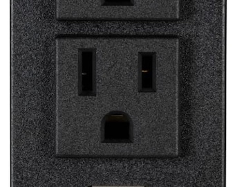 Add to solar generator power strip w (2) 120V receptacles, (1) USB outlet and (1) USB-C outlet, installed