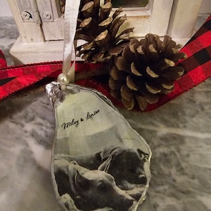 Custom Keepsake Photo Oyster Shells