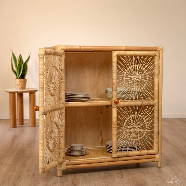 Uluwatu rattan chest of drawers