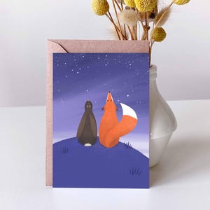 Carte d'observation des étoiles | Carte de Saint-Valentin | Carte d'anniversaire