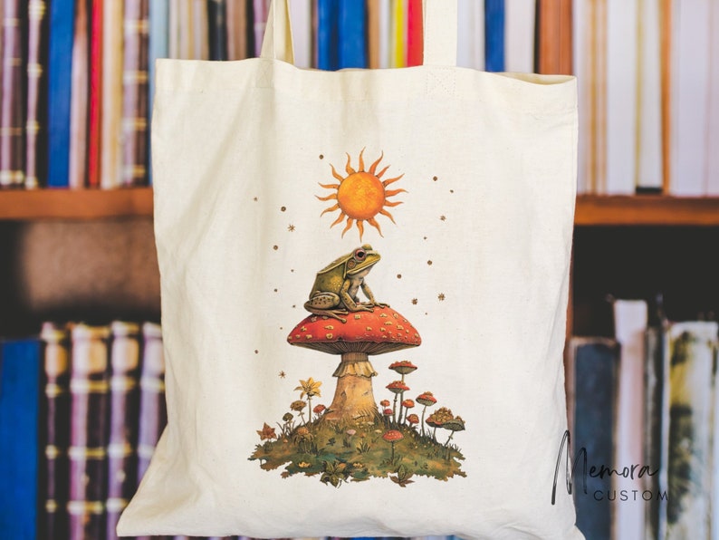 World of Mushrooms Reusable Shopping Bag – Shangri-La Lane LLC