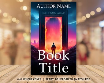 Book Cover Design for Amazon KDP | Premade Sci-fi eBook Cover for Self Publishing | Featuring a Magic Portal or Gate
