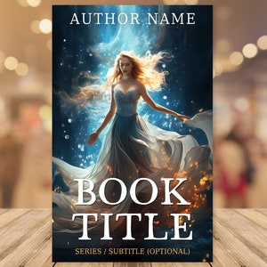 Premade Book Cover YA Fantasy Self Publishing | Affordable Book Cover Design with Woman in a Magical Dress for Indie Authors on Amazon KDP