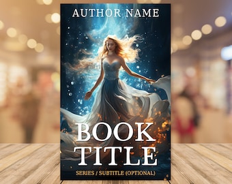 Premade Book Cover YA Fantasy Self Publishing | Affordable Book Cover Design with Woman in a Magical Dress for Indie Authors on Amazon KDP
