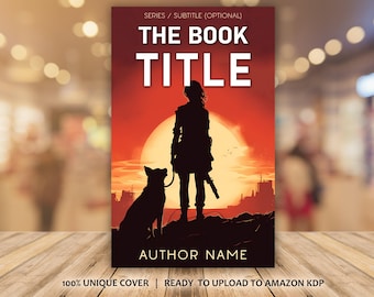 Post Apocalyptic Dystopian Book Cover Design | One of a Kind eBook Cover Design | Pre Made Book Cover for Self Publishing on Amazon KDP