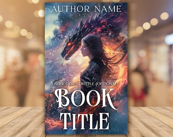 Custom Cover Design | Premade Book Cover for Self Publishing on Amazon KDP with Dragon for Fantasy Genres