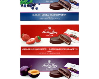 Anthon Berg Chocolate Coated Marzipan with Fruit and Liqueur 192,5 grams