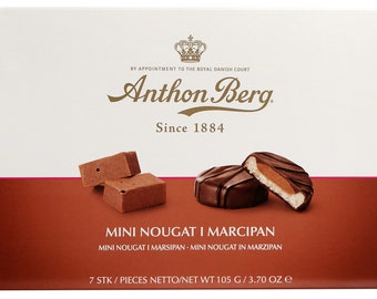 Anthon Berg Mini Nougat in Marzipan 105Grams x 2