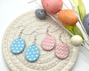 Easter Egg Clay Earrings | Handmade Earrings | Polymer Clay Earrings | Easter Gift | Easter Jewelry | Spring Earrings | Easter Earrings