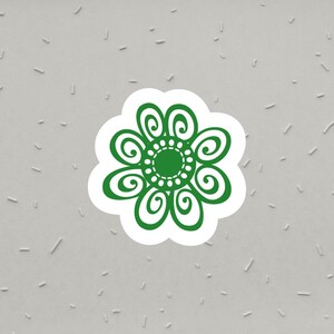 Leuke bloemensticker, sticker voor liefhebber van bloemen, sticker plantvibes, bloemensticker
