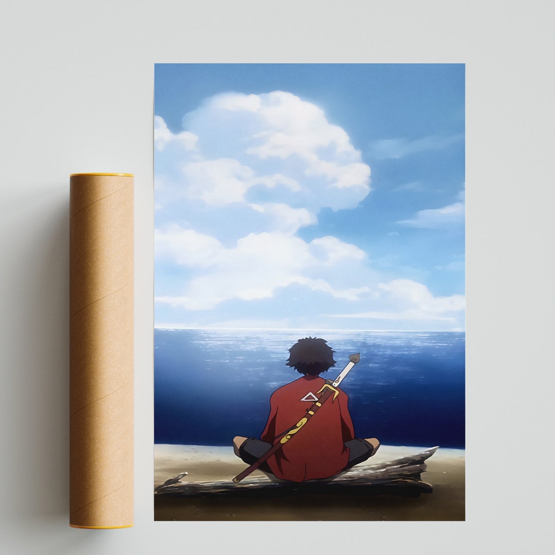 Samurai Champloo Poster, Mugen Anime Poster, Vintage Retro Art Print ...