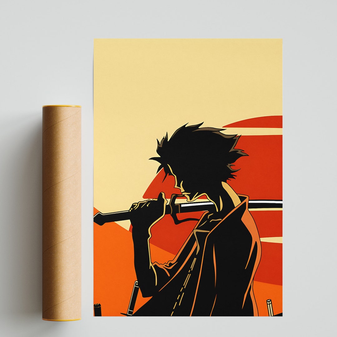 Samurai Champloo Poster, Mugen Anime Poster, Vintage Retro Art Print ...