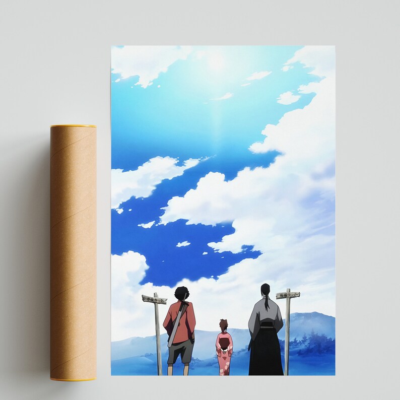 Samurai Champloo Poster, Mugen Anime Poster, Vintage Retro Art Print ...