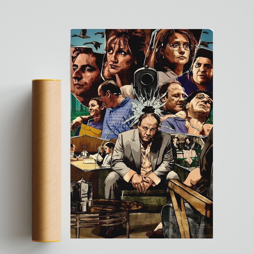 The Sopranos Poster, the Sopranos Print, the Sopranos, the Sopranos