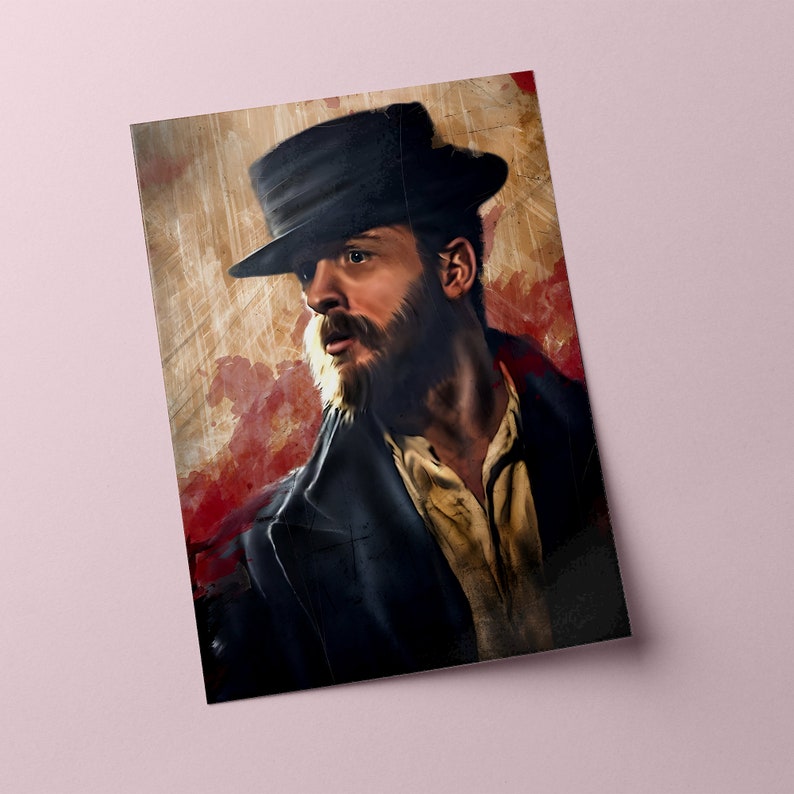 Peaky Blinders Poster, Peaky Blinders Print, Thomas Shelby, Peaky Blinders Wall Art, Cillian ...
