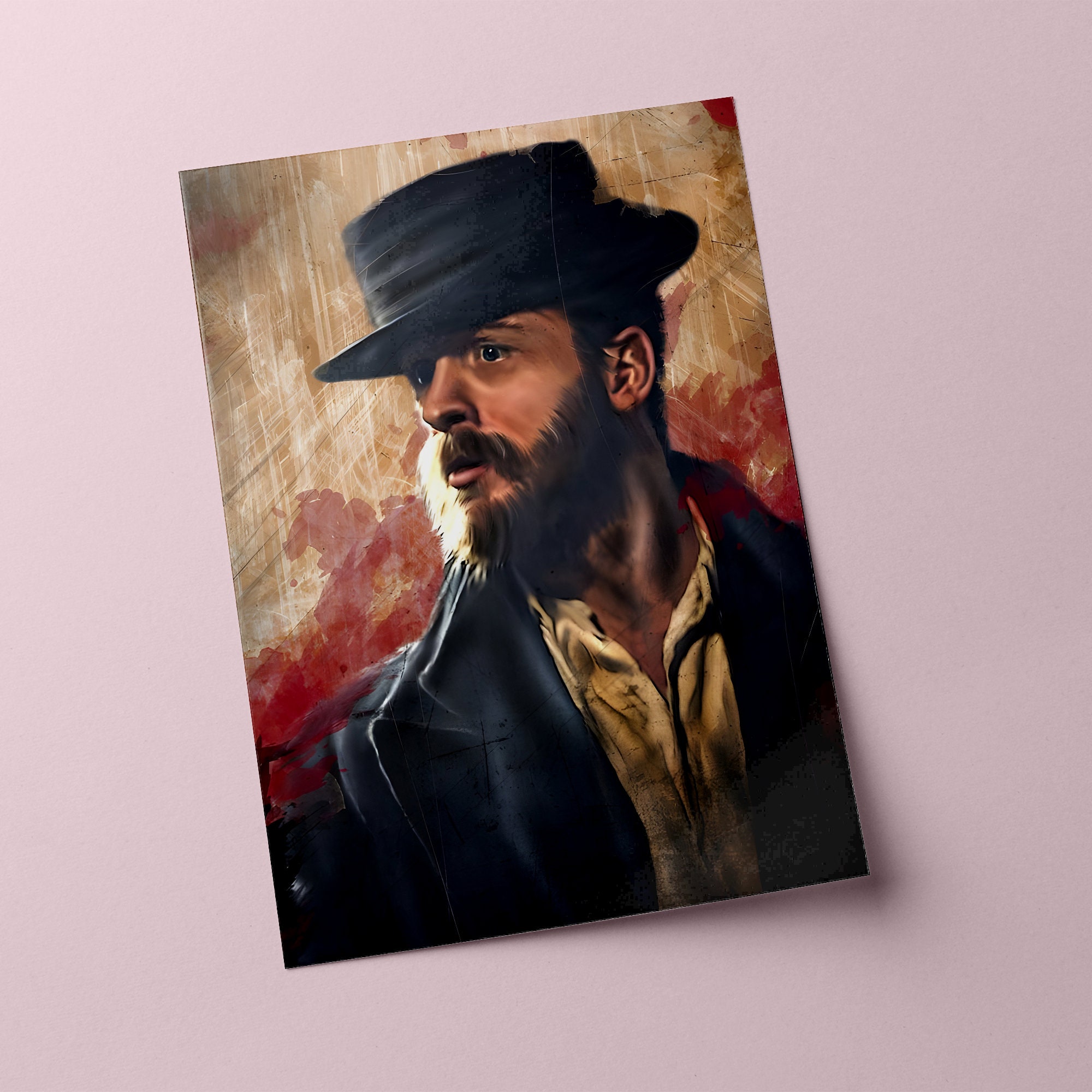 Peaky Blinders Poster, Peaky Blinders Print, Thomas Shelby, Peaky Blinders Wall Art, Cillian ...