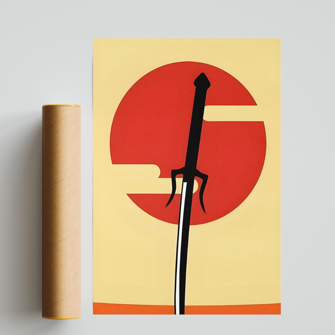 Samurai Champloo Poster, Mugen Anime Poster, Vintage Retro Art Print ...