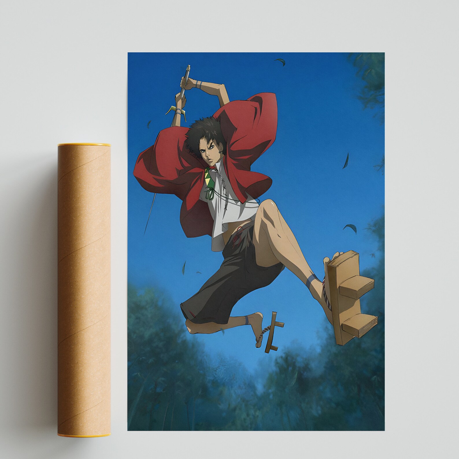 Samurai Champloo Poster, Mugen Anime Poster, Vintage Retro Art Print ...