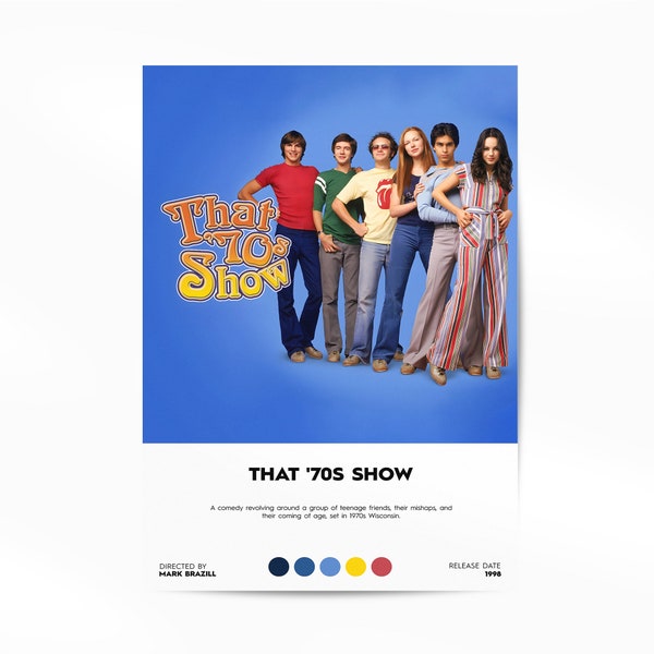 That '70s Show Poster, That '70s Show Wall Art, That '70s Show Home Decor, That '70s Show 1998 TV Series