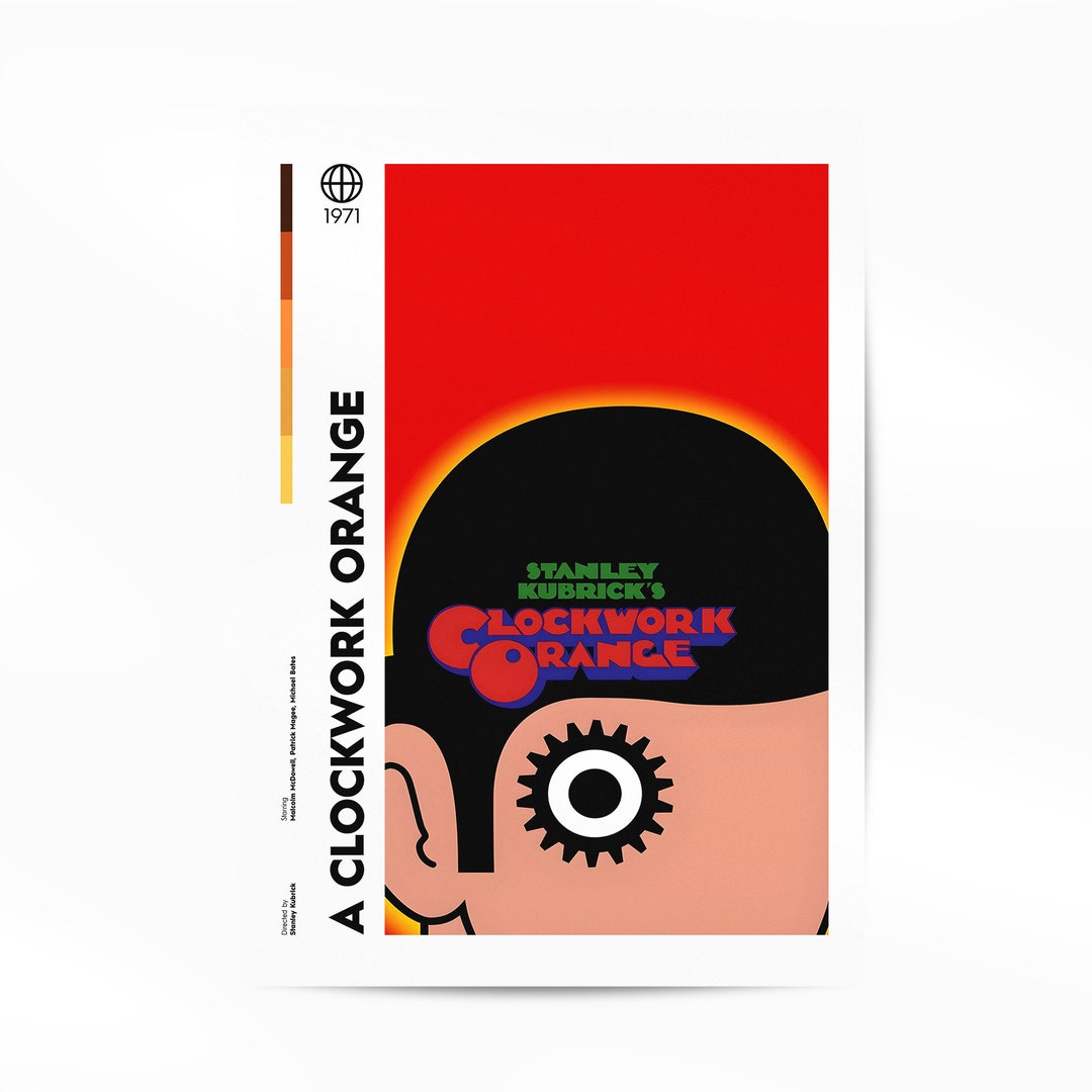 A Clockwork Orange Poster, A Clockwork Orange Vintage, Retro Art, A Clockwork Orange Print