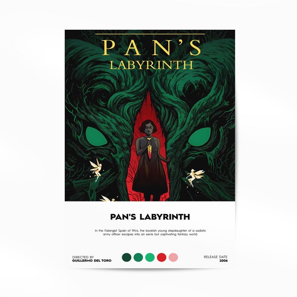 Pan's Labyrinth Poster, Pan's Labyrinth Wall Art, Pan's Labyrinth Home Decor, Pan's Labyrinth 2006 Movie