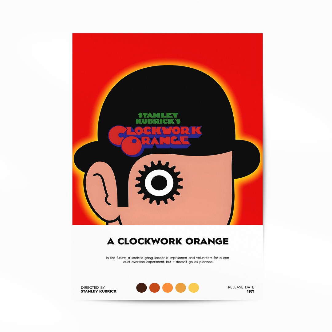 A Clockwork Orange Poster, A Clockwork Orange Vintage, Retro Art, A ...