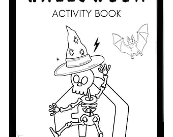 Halloween Spooky Activity book