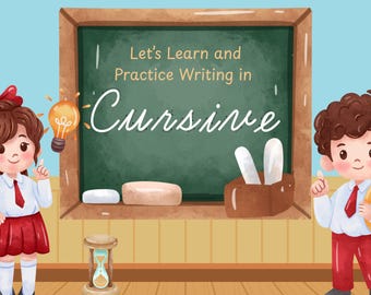 Cursive  Handwriting Workbook (Digital Download)