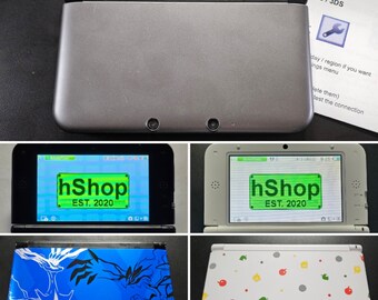 Custom Nintendo 3DS XL / LL - Region free w/ loaded 128GB SD card