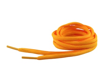 Gele veters - Ronde veters in donkergeel - Ronde veters - Gele sneakerveters - Veters in geel - 100 cm lang