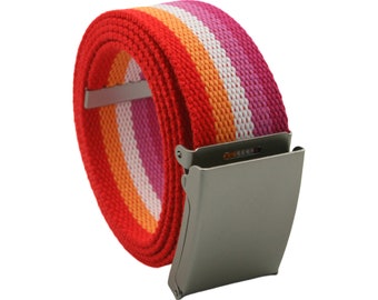 Pride Belt - Belt for Lesbians - Lesbian Belt - LGBTQ Accessories - Gifts for Queer People - CSD / Pride Jewelry
