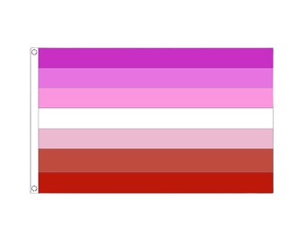LGBTQ+ Flagge - Lesbisch Fahne - LGBTQ Banner - Lesbian Flag - CSD Banner - 90 x 150 cm Polyester Flag - Lesbian Flag gift for Lgbtq