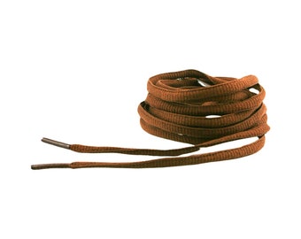 Donkerbruine schoenveters - Ronde veters in donkerbruin - Ronde schoenveters - Donkerbruine sneakerveters 100 cm lang